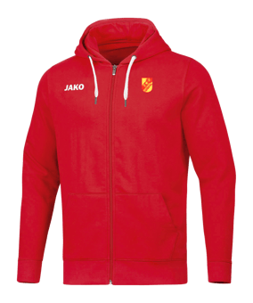 JAKO Base Kapuzenjacke Kids Rot F01
