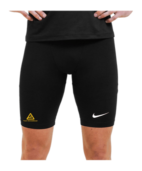 Nike Stock Short Running Schwarz F010
