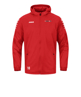 JAKO Team 2.0 Allwetterjacke Kids Rot F100