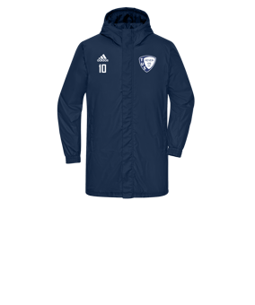 adidas Entrada 22 Stadium Jacke Kids Blau