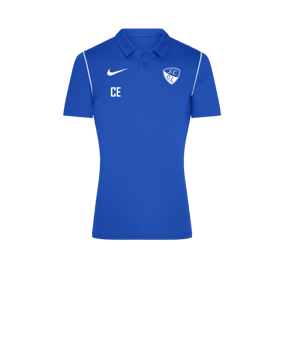 Nike Park 20 Poloshirt Damen Blau Weiss F463