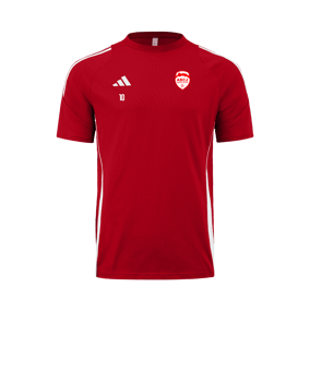 T-shirt adidas Tiro 24 rouge blanc 