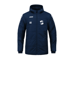 JAKO Team Coach Kapuzenjacke Kids Blau F900