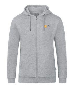 JAKO Organic Kapuzenjacke Grau F520