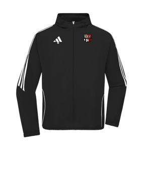 Veste coupe-vent adidas Tiro 24 noire blanche 
