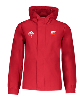 adidas Entrada 22 Allwetterjacke Kids Rot