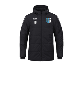 JAKO Team Coach Kapuzenjacke Kids Schwarz F800