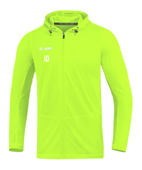 JAKO Run 2.0 Kapuzenjacke Running Grün F25