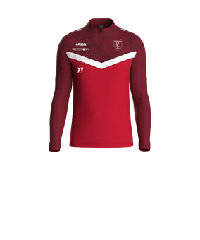 JAKO Iconic HalfZip Sweatshirt Kids Rot F103