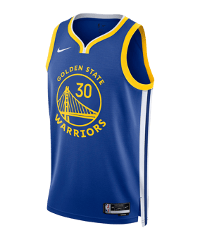 Nike Stephen Curry Dri-Fit Icon Swingman Trikot Blau F401 - blau