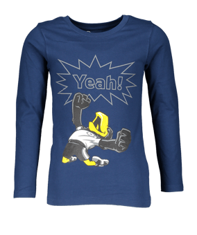 DFB Deutschland Paule Jubel Langarmshirt Kids Blau - blau