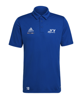 adidas Entrada 22 Poloshirt Blau Weiss