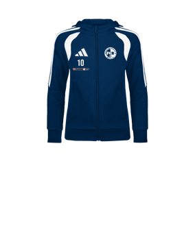 adidas Tiro 26 League Sweat Kapuzenjacke Kids Dunkelblau
