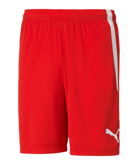 PUMA teamLIGA Short Rot Weiss F01 - rot