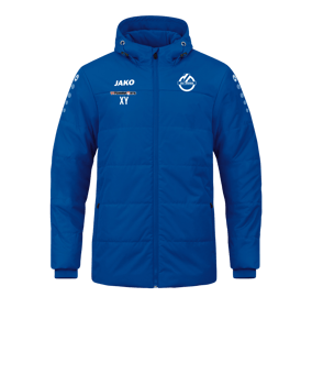 JAKO Team Coach Kapuzenjacke Blau F400