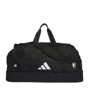 adidas Tiro League Duffel Bag Gr. L Schwarz Weiss