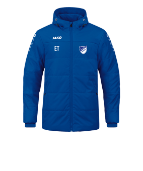 JAKO Team Coach Kapuzenjacke Blau F400