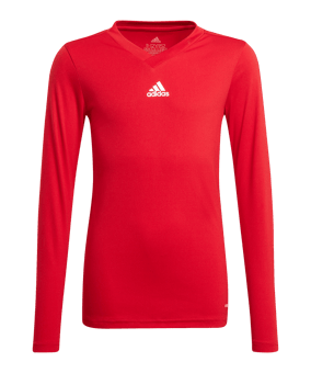 adidas Team Base Top langarm Kids Rot - rot