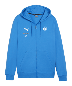 PUMA teamGOAL Casuals Kapuzenjacke Blau F02