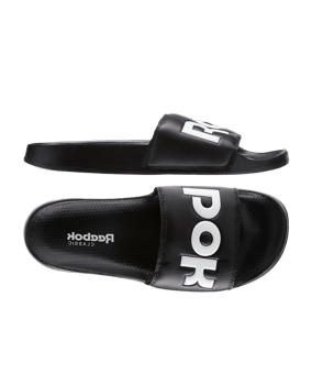 Reebok Classic Slide Badelatsche Schwarz - schwarz