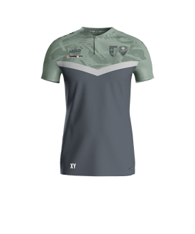 JAKO Iconic Poloshirt Grau Grün F852
