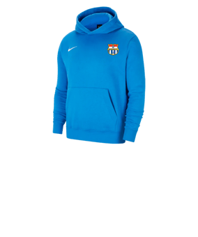 Nike Park 20 Fleece Hoody Kids Blau Weiss F463