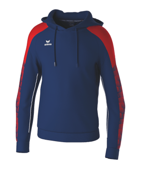 Erima Evo Star Hoody Blau Fnewnavyrot - blau