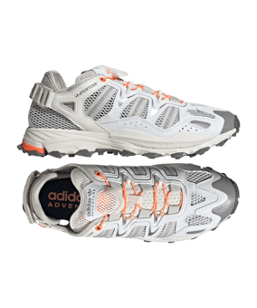 Chaussures adidas Originals Hyperturf blanches, grises et orange