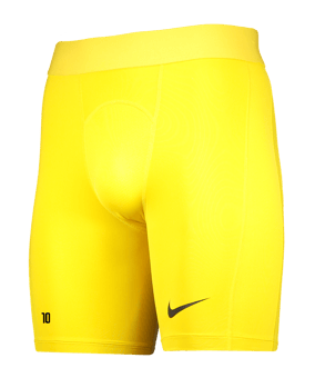 Nike Pro Strike Short Gelb Schwarz F719
