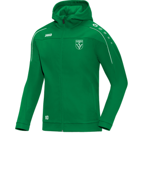 JAKO Classico Kapuzenjacke Grün F06