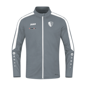 JAKO Power Polyesterjacke Grau Weiss F840