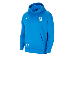 Nike Park 20 Fleece Hoody Kids Blau Weiss F463