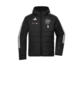 adidas Tiro 24 Winterjacke Kids Schwarz Weiss