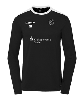 Kempa Emotion 27 Shirt Langarm Schwarz Weiss F003