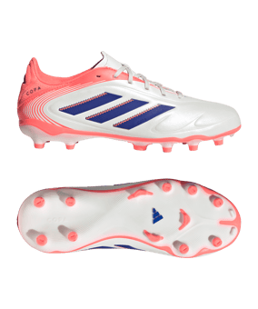 adidas Copa Pure III League FG/MG Coral Blaze Kids Weiß - weiss