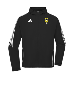 Veste coupe-vent adidas Tiro 24 noire blanche 