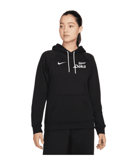 Nike Park 20 Fleece Hoody Damen Schwarz Weiss F010