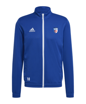 adidas Entrada 22 TK Trainingsjacke Blau Weiss