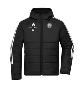 adidas Tiro 24 Winterjacke Schwarz Weiss
