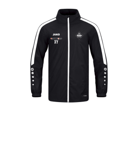 JAKO Power Allwetterjacke Kids Schwarz Weiss F800