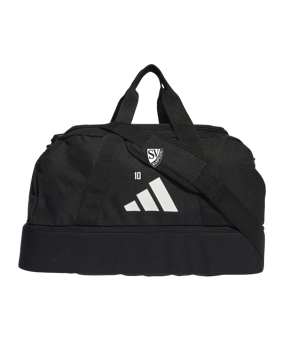 adidas Tiro League Duffel Bag Gr. S Schwarz Weiss