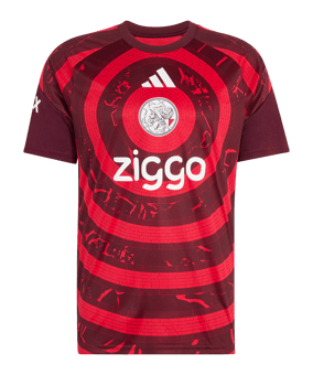 adidas Ajax Amsterdam Pre-Match Maillot 2026/2027 Rouge - rouge
