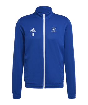 adidas Entrada 22 TK Trainingsjacke Blau Weiss
