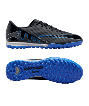 Nike Air Zoom Mercurial Vapor XV Academy TF Shadow Schwarz Silber Blau F040 - schwarz