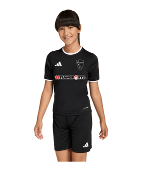 adidas Entrada 26 Trikot Kids Schwarz
