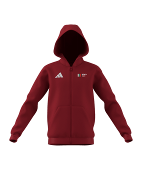 adidas Entrada 26 Kapuzenjacke Kids Rot