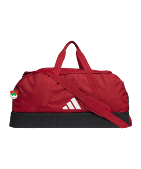 adidas Tiro League Duffel Bag Gr. L Rot Weiss