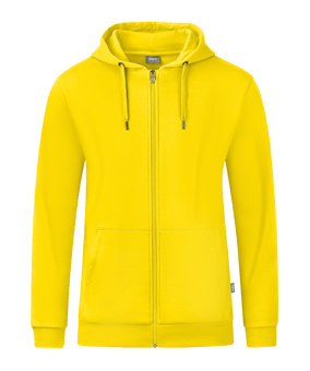 JAKO Organic Kapuzenjacke Gelb F300 - gelb