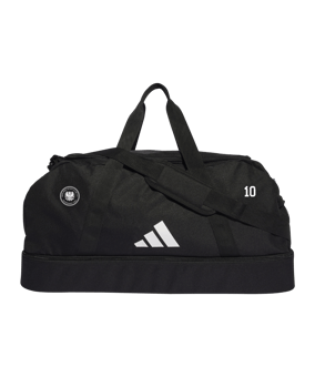 adidas Tiro League Duffel Bag Gr. L Schwarz Weiss