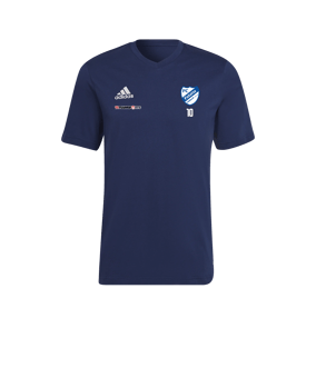 adidas Entrada 22 T-Shirt Blau